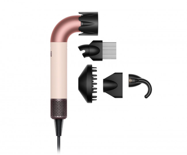 Фен Dyson HD17 Supersonic R Pro Hair Dryer Curly+Coily - Ceramic Pink/Rose Gold (EU)